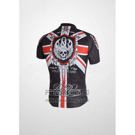 2010 Fietskleding Rock Racing Zwart en Rood Korte Mouwen en Koersbroek